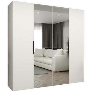 Szekrény Marbella II 200 fehér/fekete kép