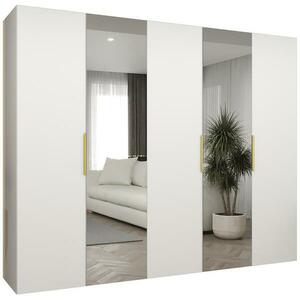 Szekrény Marbella II 250 fehér/arany kép