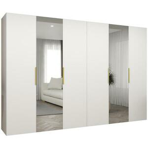 Szekrény Marbella II 300 fehér/arany kép