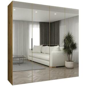 Szekrény Marbella III 200 artisan fekete kép