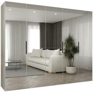 Szekrény Marbella III 250 fehér/fekete kép