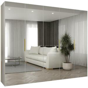 Szekrény Marbella III 250 fehér/arany kép