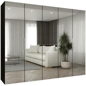 Szekrény Marbella III 250 fekete/ezüst kép