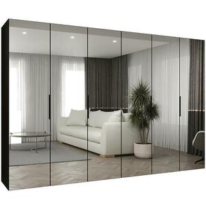 Szekrény Marbella III 300 fekete kép