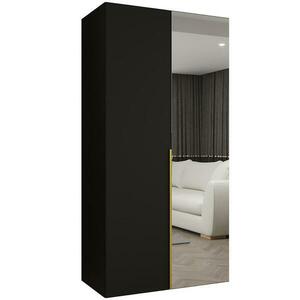 Szekrény Alicante II 100 fekete/arany kép