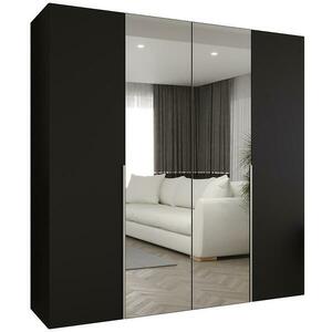 Szekrény Alicante II 200 fekete/ezüst kép