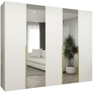 Szekrény Alicante II 250 fehér/arany kép