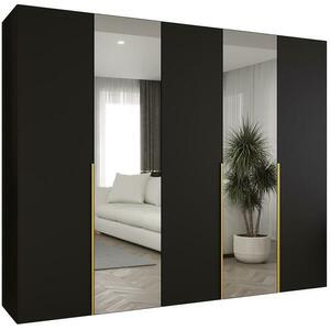 Szekrény Alicante II 250 fekete/arany kép