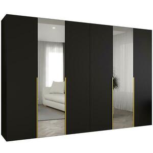 Szekrény Alicante II 300 fekete/arany kép