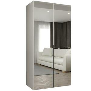 Szekrény Alicante III 100 fehér/fekete kép