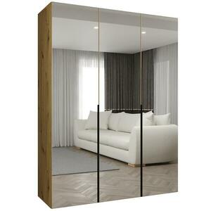 Szekrény Alicante III 150 artisan fekete kép