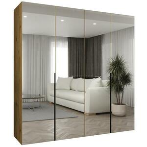 Szekrény Alicante III 200 artisan fekete kép