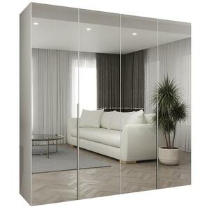 Szekrény Alicante III 200 fehér/ezüst kép