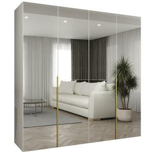 Szekrény Alicante III 200 fehér/arany kép