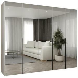 Szekrény Alicante III 250 fehér/fekete kép