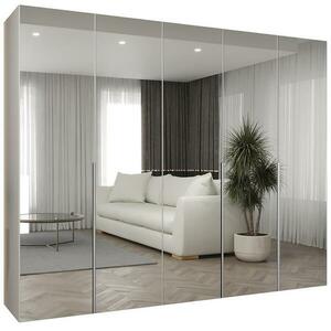 Szekrény Alicante III 250 fehér/ezüst kép