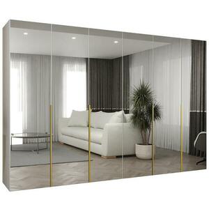 Szekrény Alicante III 300 fehér/arany kép