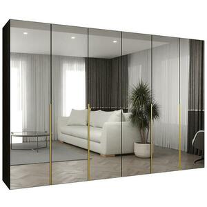 Szekrény Alicante III 300 fekete/arany kép