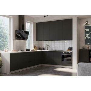 Konyhabútor Aria BL/WH 260x230 cm konyhai munkalap nélkül kép