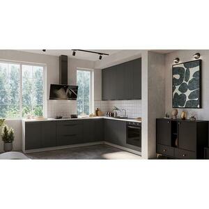 Konyhabútor Aria GR/WH 260x230 cm konyhai munkalap nélkül kép