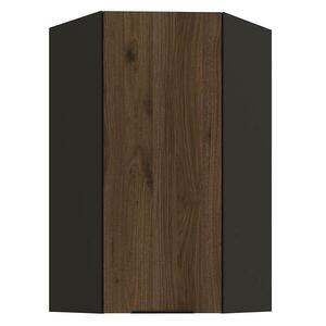 Konyhaszekrény Monza dió okapi 60x60 GN-108 1F (45°) kép