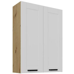 Konyhaszekrény Luna fehér matt/artisan 80G-108 2F kép