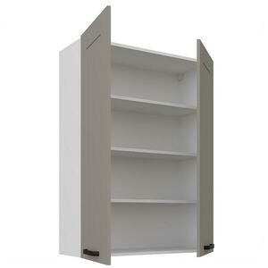 Konyhaszekrény Luna claygrey/fehér 80G-108 2F kép