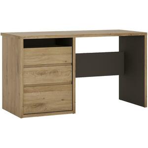 Íróasztal 3s Shetland Typ 80 Tölgy Shetland/Szürke kép