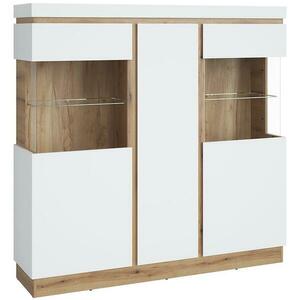 Vitrin Calabria 3d tölgy Coast Evoke/Fehér Alp kép