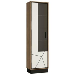 Vitrin Brolo BROV01L 1D tölgy catania/fekete gyöngy/mdf fehér hg kép