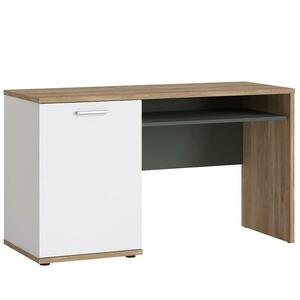 Íróasztal Twenty TWEB01 1D tölgy honey castello/fehér alpesi/grafit szürke kép