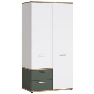 Szekrény Twenty TWES02 2D2S tölgy honey castello/alpesi fehér/grafit szürke kép