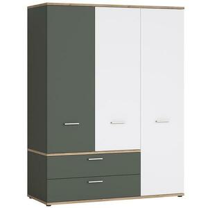 Szekrény Twenty TWES03 3D2S tölgy honey castello/alpesi fehér/grafit szürke kép