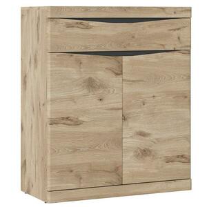 Komód Twist SUMGK1 2D1S tölgy viking/antracit/PVC tölgy viking kép