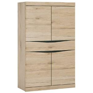 Komód Summer típus 30 4D-1S san remo fényes/arusha/srs mdf kép