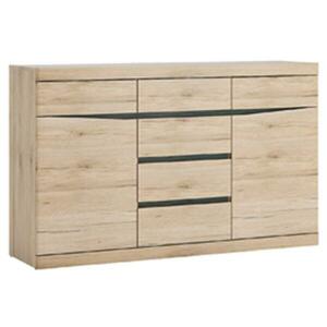 Komód Summer típus 41 2D-6S san remo fényes/arusha/srs mdf kép