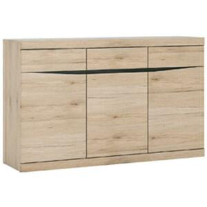 Komód Summer típus 42 3D-3S san remo fényes/arusha/srs mdf kép