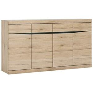 Komód Summer típus 40 4D-4S san remo fényes/arusha/srs mdf kép