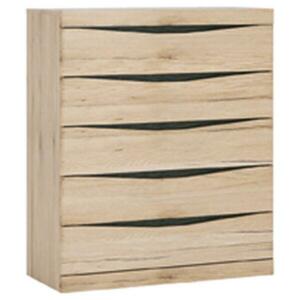 Komód Summer típus 34 5S san remo fényes/arusha/srs mdf kép