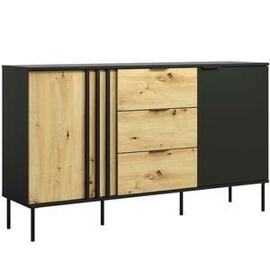 Komód 2D3SZ RiminI 03 fekete/artisan kép