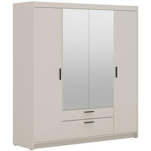 Szekrény Elena 4D 2S tükör homokbézs kép