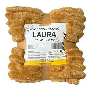 Takaró Laura 70x140 cm 9 mustár kép