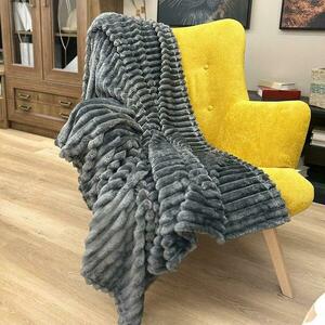 Takaró Laura 200x220 cm 11 sötétszürke kép