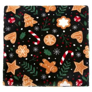 Párnahuzat Christmas 40x40 cm fekete kép