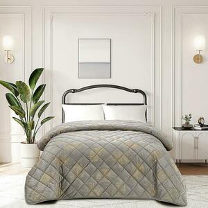 Ágytakaró Poli 2504-2 szürke 220x250 cm kép