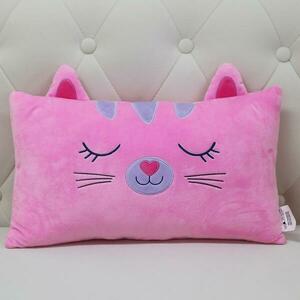 Párna Macska hosszúkás 30x40 cm rózsaszín kép