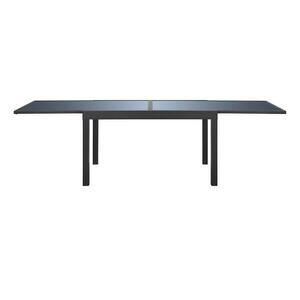 Összecsukható asztal üveglappal szürke kép