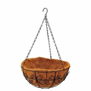 Függőleges virágcserép kókuszbetéttel 30x30x15 ES33003 kép