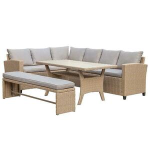 Sarok ülőgarnitúra Stockholm paddal natural kép