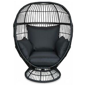 Cuddie kerti forgószék fekete kép